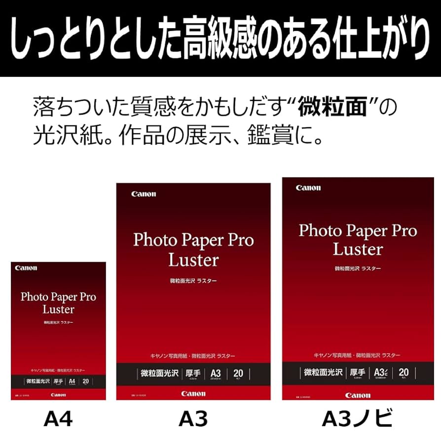 未開封　キャノン写真用紙　微粒面光沢　ラスター　A2 ヨドバシ.com - キヤノン Canon 写真用紙 微粒面光沢 ラスター